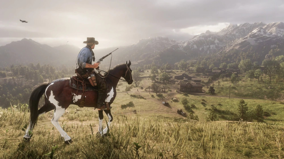Screenshot of the game RDR2